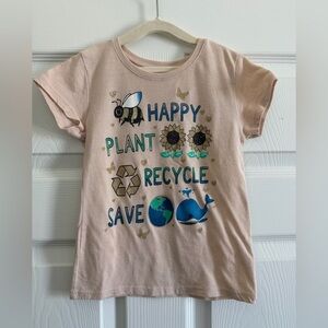 Place Cream Eco-Friendly Graphic Tee
